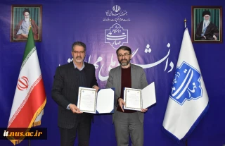 در حاشیه مراسم تکریم هفته پژوهش و تجلیل از پژوهشگران دانشگاه ملی مهارت؛
امضای تفاهم‌نامه همکاری دانشگاه با مؤسسه آموزشی و تحقیقاتی صنایع دفاعی