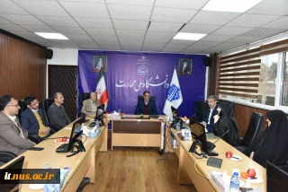 دیدار جمعی از اعضای بنیاد حامیان دانشگاه ملی مهارت با ریاست دانشگاه