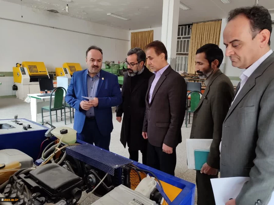 در حاشیه افتتاح کارگاه سرامیک حضرت زهرا (س) در آموزشکده دختران میبد:
بازدید سرپرست معاونت پژوهشی دانشگاه ملی مهارت از مراکز تابع دانشگاه واحد استانی یزد 2