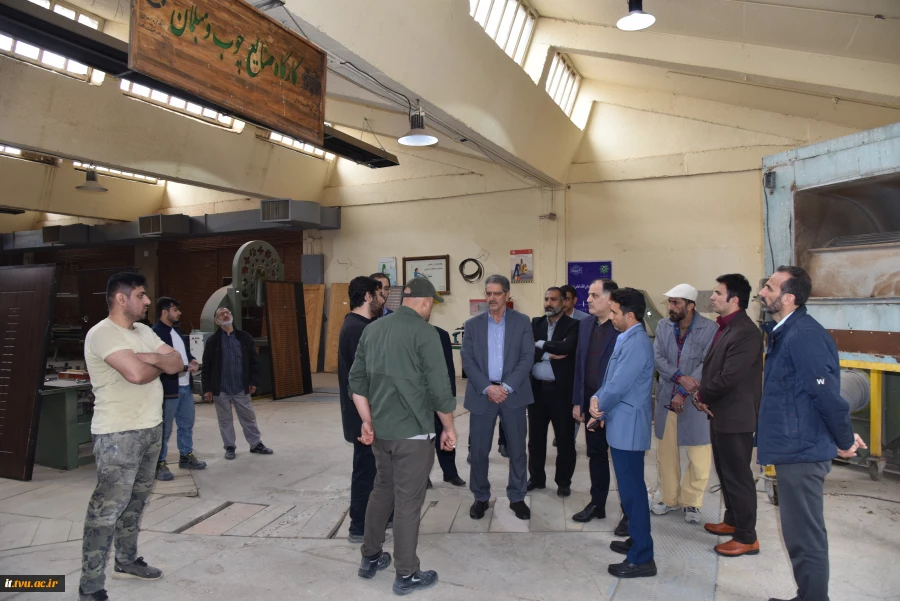 بازدید رئیس دانشگاه ملی مهارت از فعالیت‌های گروه جهادی دانشکده انقلاب اسلامی 2