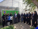 حضور ریاست دانشگاه ملی مهارت در دانشکده دختران دکتر شریعتی تهران و بازدید از گلخانه دانشکده 2